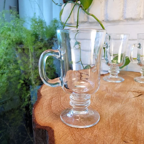 Set of 4 Irish coffee/cappuccino mugs - Picture 7 of 14